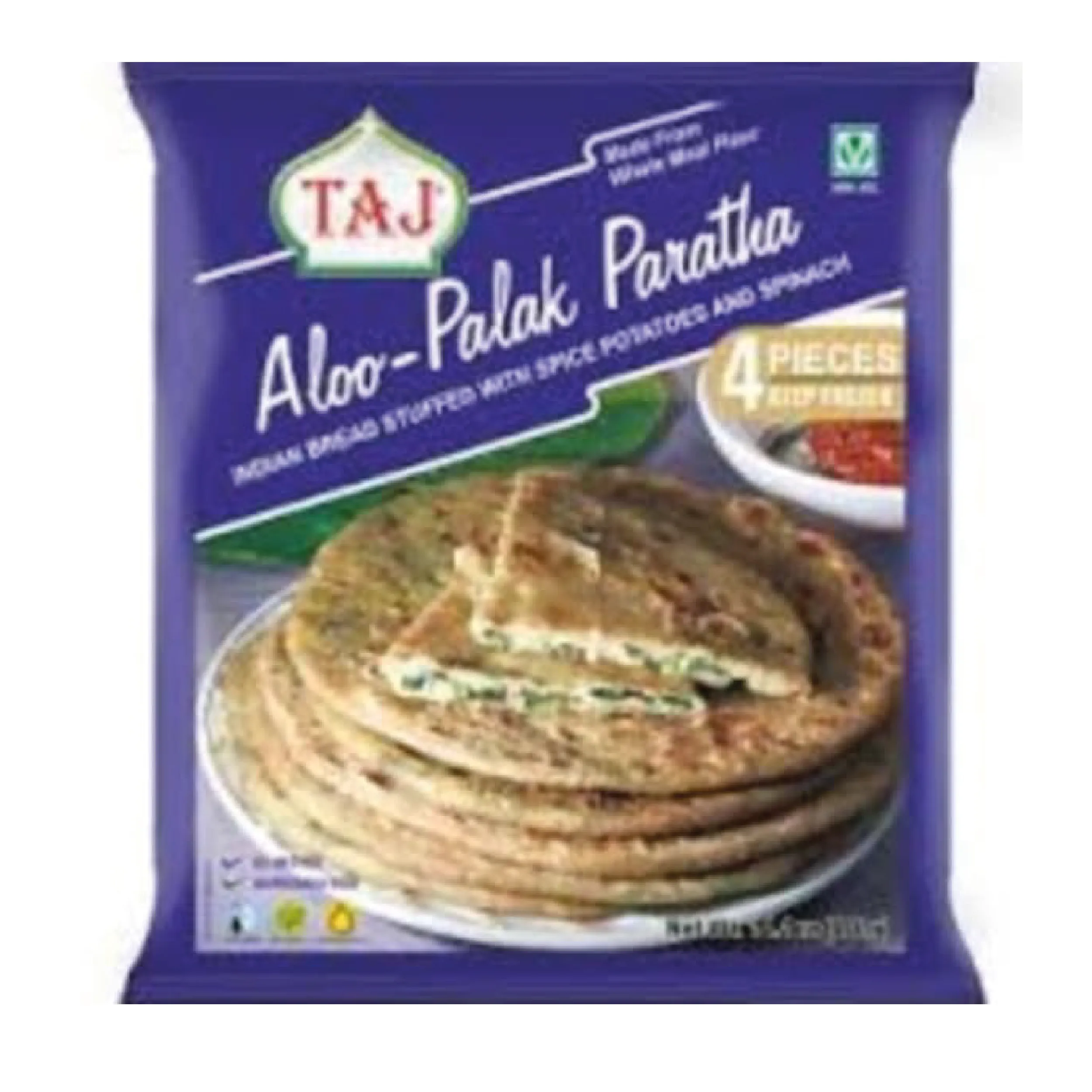 Pkt-11 Taj Brand Aloo-Palak Paratha - Image 1