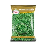 Taj Frozen Green Goovar (Cluster Beans) – 1kg Bulk Pack | Premium Cut & Ready-to-Cook Cluster Beans