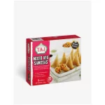 Taj Street Snacks Mixed Veg Samosas – 875g | 25 Pieces of Handmade Spiced Vegetable Pastries
