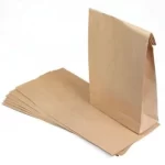 Brown Kraft Paper Bags – 12" x 12" Square Flat Bags (Bulk Pack of 1000)