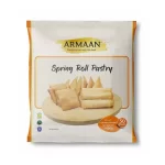 Armaan Premium Spring Roll Pastry – 400g | 50 Small 6" x 6" Ready-to-Use Sheets