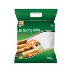 Crown Halal Frozen Vegetable Spring Rolls — Pack of 20 (700g)