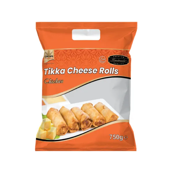 Crown Premium Chicken Tikka Cheese Rolls (750g)