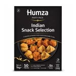 Humza Indian Snack Selection Party Pack — 50 Pieces (1kg) with Superm Spices