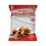 Crown Halal Roasted Home Style Chicken Hot Wings — Fully Cooked & Deep Frozen (1kg)