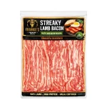 Frankie's Premium Halal Streaky Lamb Bacon – Smoked & Seasoned Rashers