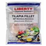 Liberty Supreme Seafood Tilapia Fillet – IQF Skinless, Boneless Oreochromis Niloticus (5-7oz / 140-200g)