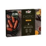 KQF Exotic Chicken & Lamb Sausages – 300g