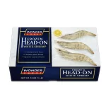 Wonder Frozen Head-On White Shrimp – Individually Quick Frozen (16oz / 1 lb)