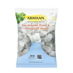 Armaan Premium Frozen Seafood Raw Vannamei Peeled & Deveined IQF Shrimp – 41/50 Size (800g)