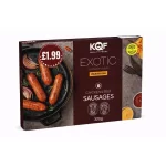 KQF Exotic Cumberland-Style Chicken & Beef Sausages – 320g