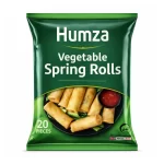 Humza Halal Frozen Vegetable Spring Rolls — Pack of 20 Pieces