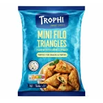 TROPHI Smart Choice Mini Filo Triangles – Filled with Feta Cheese & Spinach