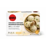 AKIRA Chicken & Shiitake Mushroom Bao Buns (8.5 OZ / 240g) – Soft Steamed Savory Dumplings