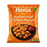 Humza Halal Southern Fried Chicken Popcorn — Crispy Bite-Sized Southern Fried Coating, 10 Pieces (325g)