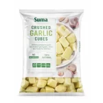Suma Crushed Garlic Cubes — 100% Natural, No Preservatives, Gluten Free & Vegan, Frozen for Freshness