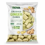 ISOVA Crushed Ginger Cubes — Frozen Ready-to-Use Cubes Ideal for Cooking, 30 Cubes (Keep Frozen)