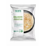 Seafa Malabari Paratha — Traditional Multilayered Flatbread Made with 100% Wheat Flour, 10 Parathas (300g)