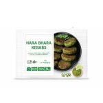 Hara Bhara Kebabs — Spinach & Vegetable Kebabs with Chillies, Coriander & Mint, Oven Bake or Pan Fry from Frozen (200g)