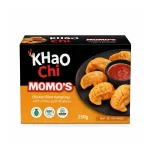 Khao Chi Halal Chicken Momo's — Chicken Filled Dumplings with Onion, Garlic & Spices, Keep Frozen (250g)