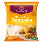 Shazans 20 Chicken Samosas (525g) — Halal Frozen Snack