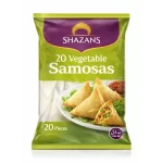 Shazans 20 Vegetable Samosas (20 Pieces) — Halal Frozen Snack