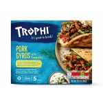 TROPHI Pork Gyros with Tzatziki (10.5 OZ / 300g) – Authentic Greek-Style Quick Meal