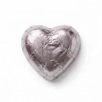 Silver Foil Chocolate Hearts