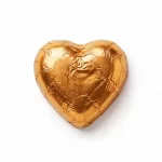 Gold Foil Chocolate Hearts