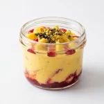 Mango Pistachio Berry Jar – Layered Fruit & Custard Dessert