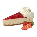 Strawberry Cheesecake – Classic Slice with Fresh Berries